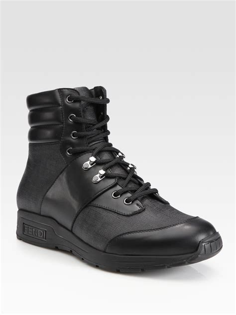 mens fendi zucca sneakers|zucca boots.